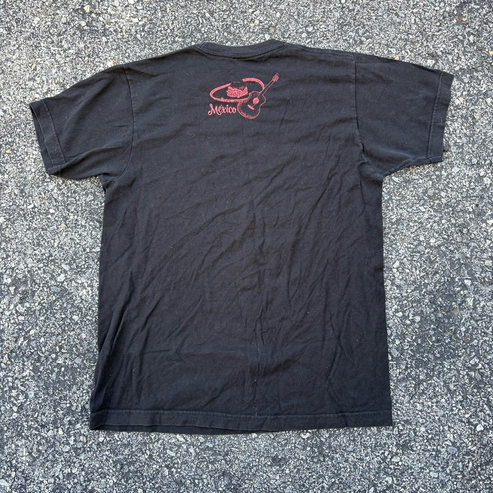 Black Puebla Mexico Graphic T-Shirt - Picture 3 of 6